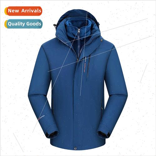 Fall winter outdoor punching jacket men women thickened thre