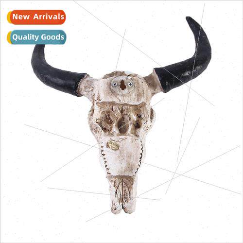 New creative cow horn coat hook personalized simulation cow