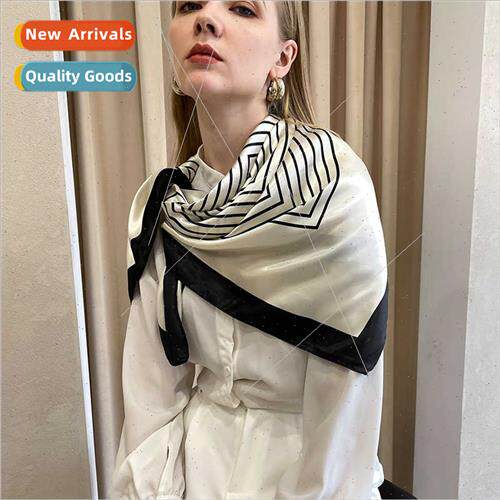 lk scarf female spring summer  simulation silk printing stew