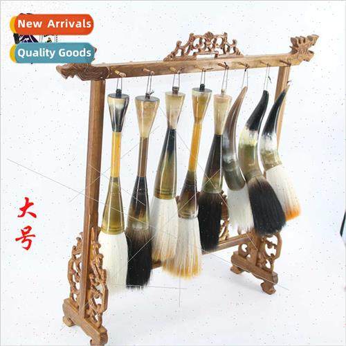 Large rosewood brush holder wood study study supplies leadin