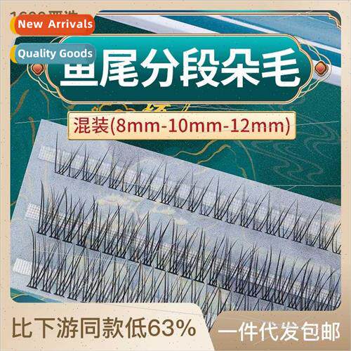 Fishtail False Eyelash Women Mixed Pack Swallowtail Segmente