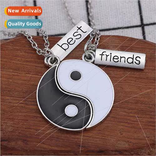 ins Europe couple girlfriends simple hundred fashion black w