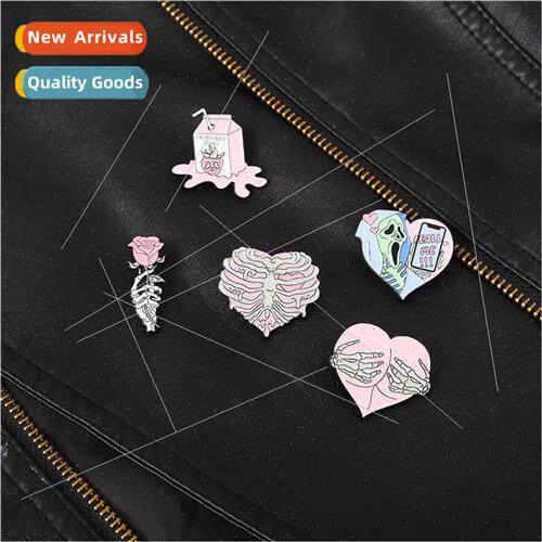 Europe Uned States new alloy letters series brooch creative