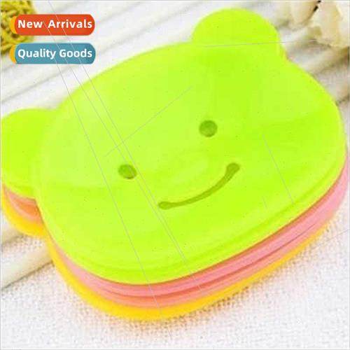 Bear soap box Korean  creative cute cartoon soap box home ba
