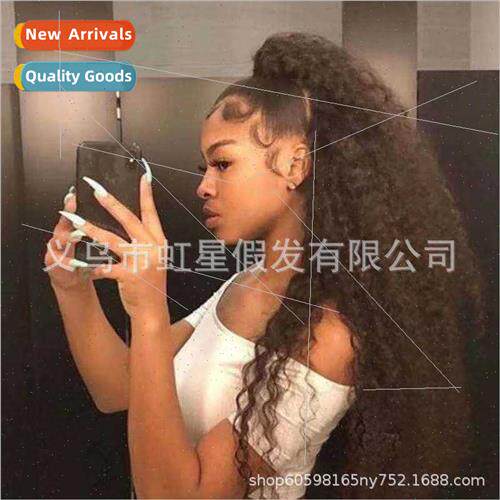 Europe wigs women African small curls explosion head black l