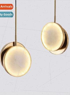 Bedside table full copper small chandelier bedroom single he