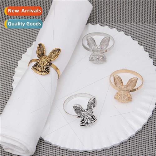 Easter upscale western restaurant rabb napkin clasp napkin r