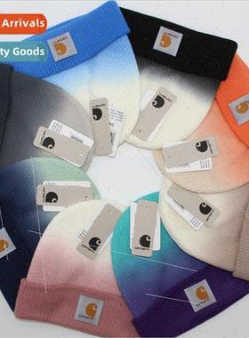 2021 fall winter gradient brimless wool cap men women univer