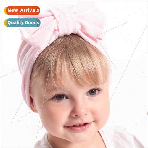 Children woolen fleece warm cap newborn baby halogen protect