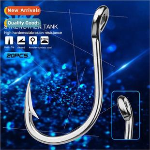 stainless steel fishing hooks fishing barbed anchor hooks LU