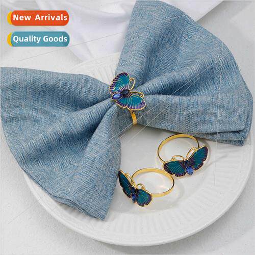 cute animal butterfly napkin ring western restaurant hotel t