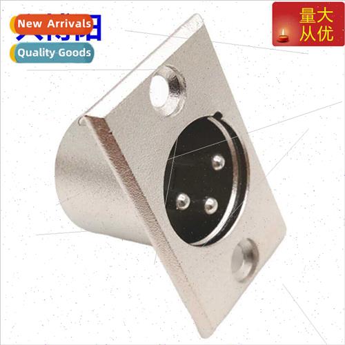3 pole XLR holder XLR male rectangular male 3 pole XLR holde