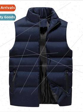 Cotton vest new fall winter men padded thickened warm unders