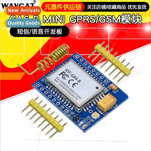 GA6-B mini GPRS/GSM Module A6 SMS/Voice Development Board Wi