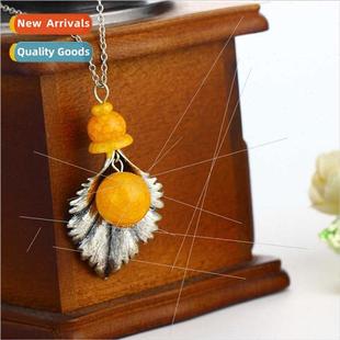Leaves Styl Jewelry Necklace Europe Layer Beads Hundred ngle