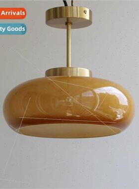 Vintage glass ceiling light antique simple creative dining r
