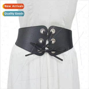 Autumn winter new women belt punk perated decorative elastic