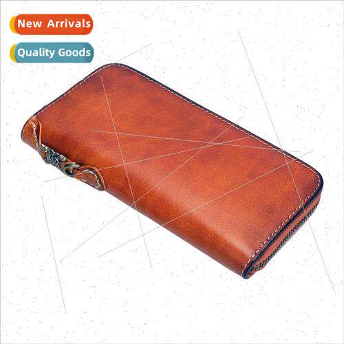 Europe Vintage Long Zipper Wallet Japan Men Women Hundred Cl