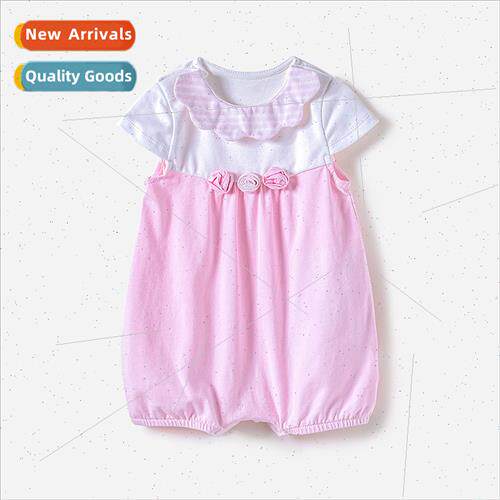 Baby onesie 2023 summer new newborn baby clothes female baby