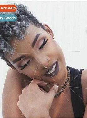 Europe Wigs African Exploding Head Wigs Ladies High Temperat