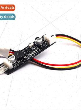 ngle 2-3 wire small size can be shut down 5V-12V fan tempera