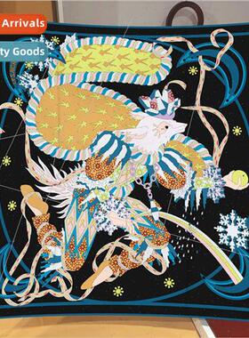 Chinese mythology ancient silk scarf female spring fall Kore