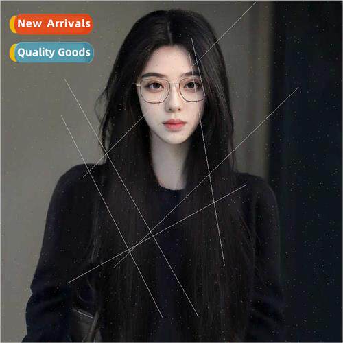 wig women long hair high temperature silk full head set wais