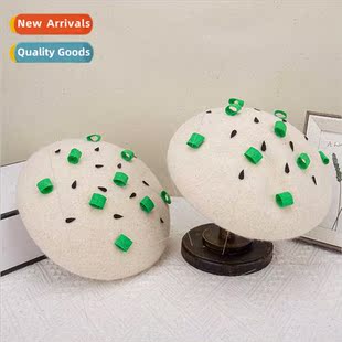 raw buns wool tide onio warm new outdoor Winter beret