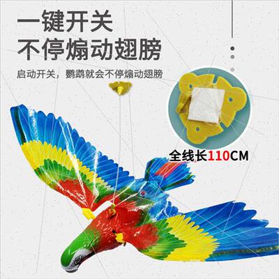 Hanging Wire Electric Parrot Wh ghts Music Head Glow Electri