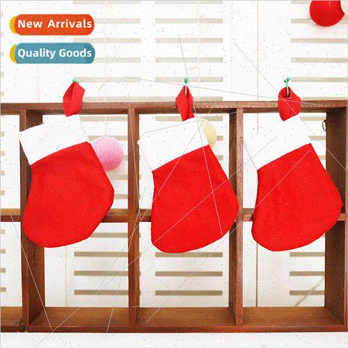 Christmas Day Decoration 8*15cm Whe Red Mini No Imation Fabr