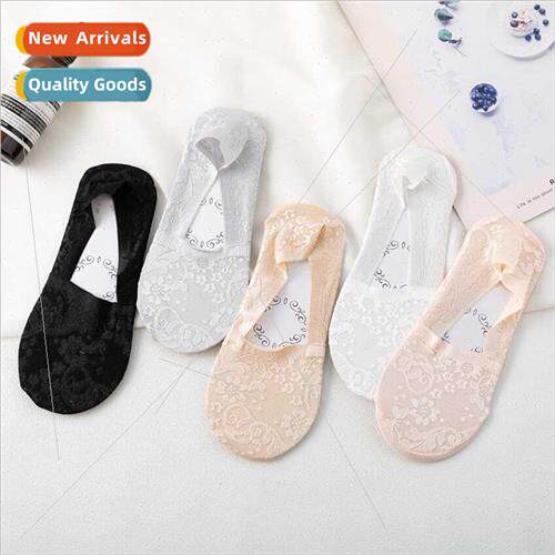 Socks ladies ice silk boat socks breathable invisible socks