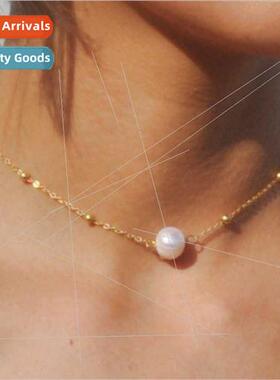 Europe fashion gold bead chain collarbone chain women matchi