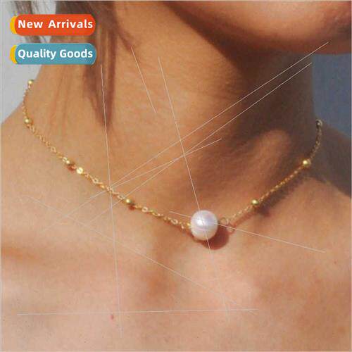 Europe fashion gold bead chain collarbone chain women matchi
