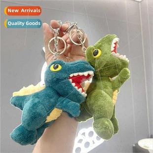 Dinosaur cute key chain plush toy car doll bag charm cartoon