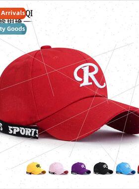 Korean  new spring summer letters flutter hat youth men wome