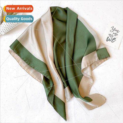 Japan Korea sweet simple wind colorful fashion large square