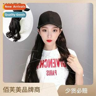 long wig fall Hat curly wave big all chem one hair winter