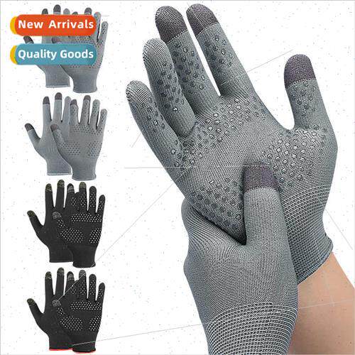 Spring Autumn thin outdoor sports riding palm silicone anti-