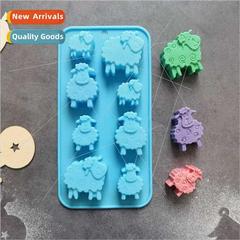licone 8-link Sheep 0248 Chocolate DIY Cake Icing Cookie Pas
