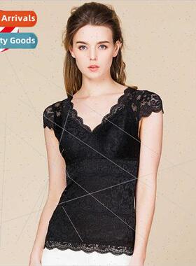 Spring  silk hooked flower belly shaping body shaping short-