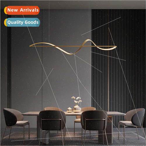 All copper minimalist dining room chandelier simple modern l