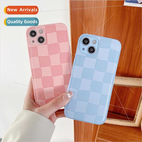 适用iPhone 15 14promax Checkerboard Phone Case Apple 12 Prin