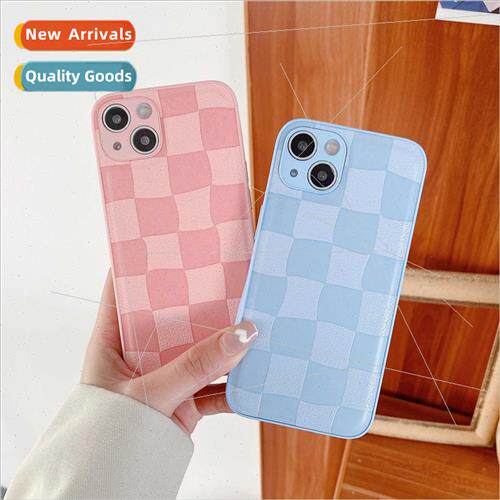 适用iPhone 15 14promax Checkerboard Phone Case Apple 12 Prin