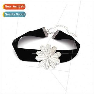 ZA personalized fashion light luxury flowers necklace temper