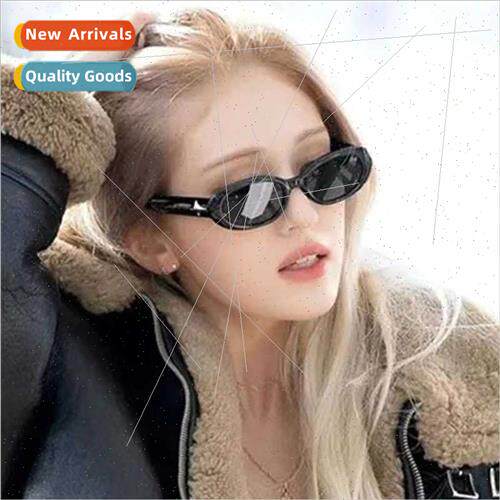 2117 quadrangle star oval sunglasses Korean  personaly fashi