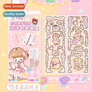 The new tuning pen box multifunctional reading bookshelf pen