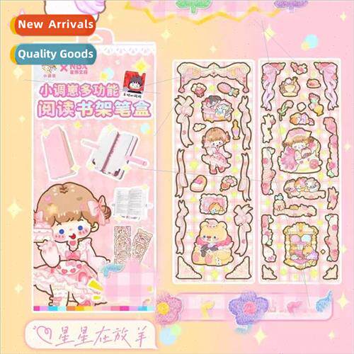 The new tuning pen box multifunctional reading bookshelf pen