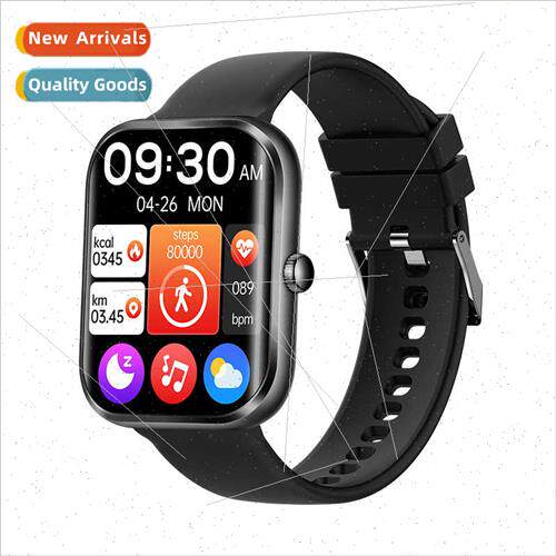 New AK58 Bluetooth Talk Smartwatch 1.96 inch Heart Rate Bloo
