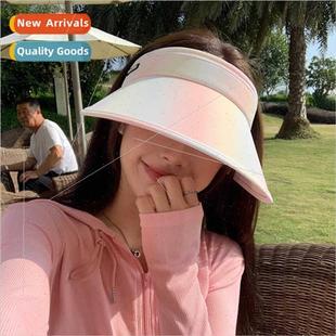 2023 Korean  new hat female Japanese ins hairpin type sunscr