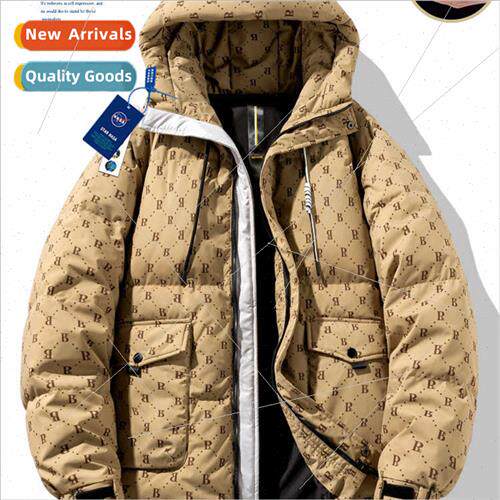About down jacket men 2023 winter warm thickened high-end br